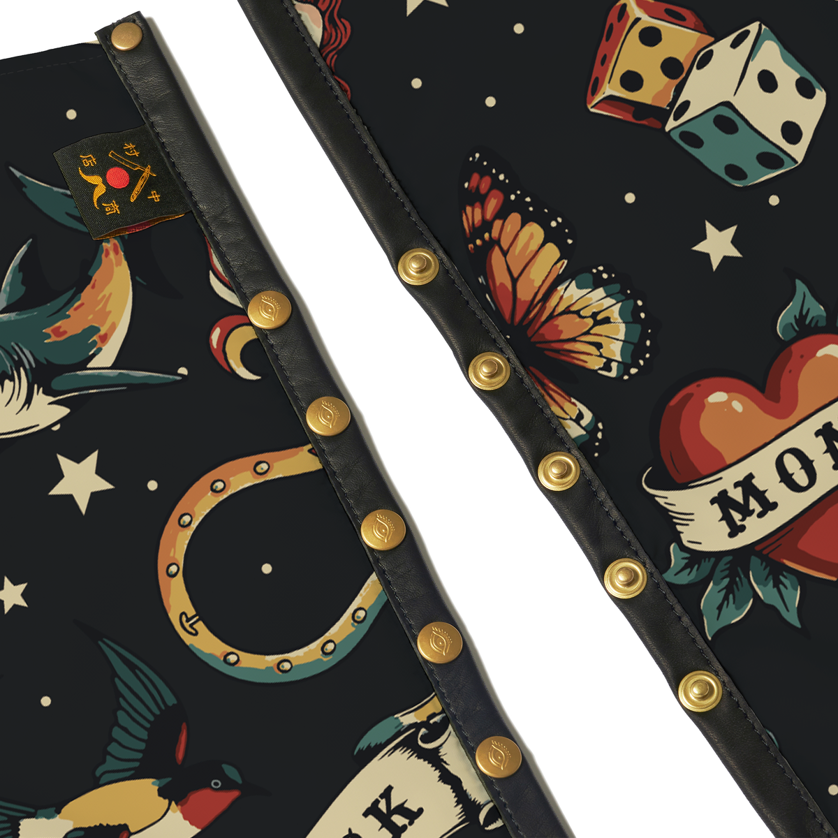 PARLOR FLASH Black | 목 부분의 잠금장치와 테두리 | BarBer & Apparel NK Supply
