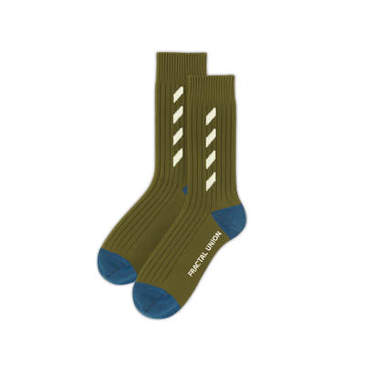 Fractal Union Stripe Socks