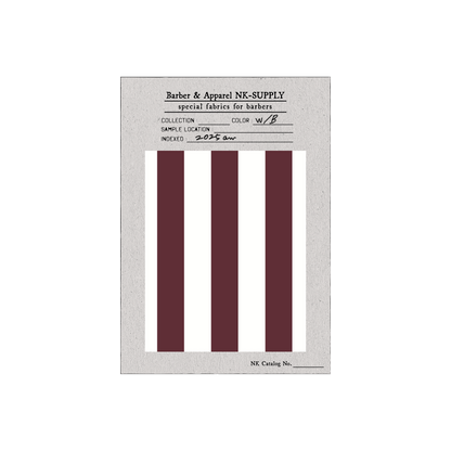 White/Wine red Stripes