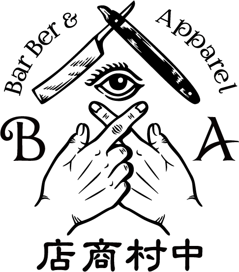 BarBer & Apparel 中村商店 ロゴ