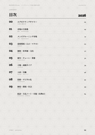 理美容業界白書2026