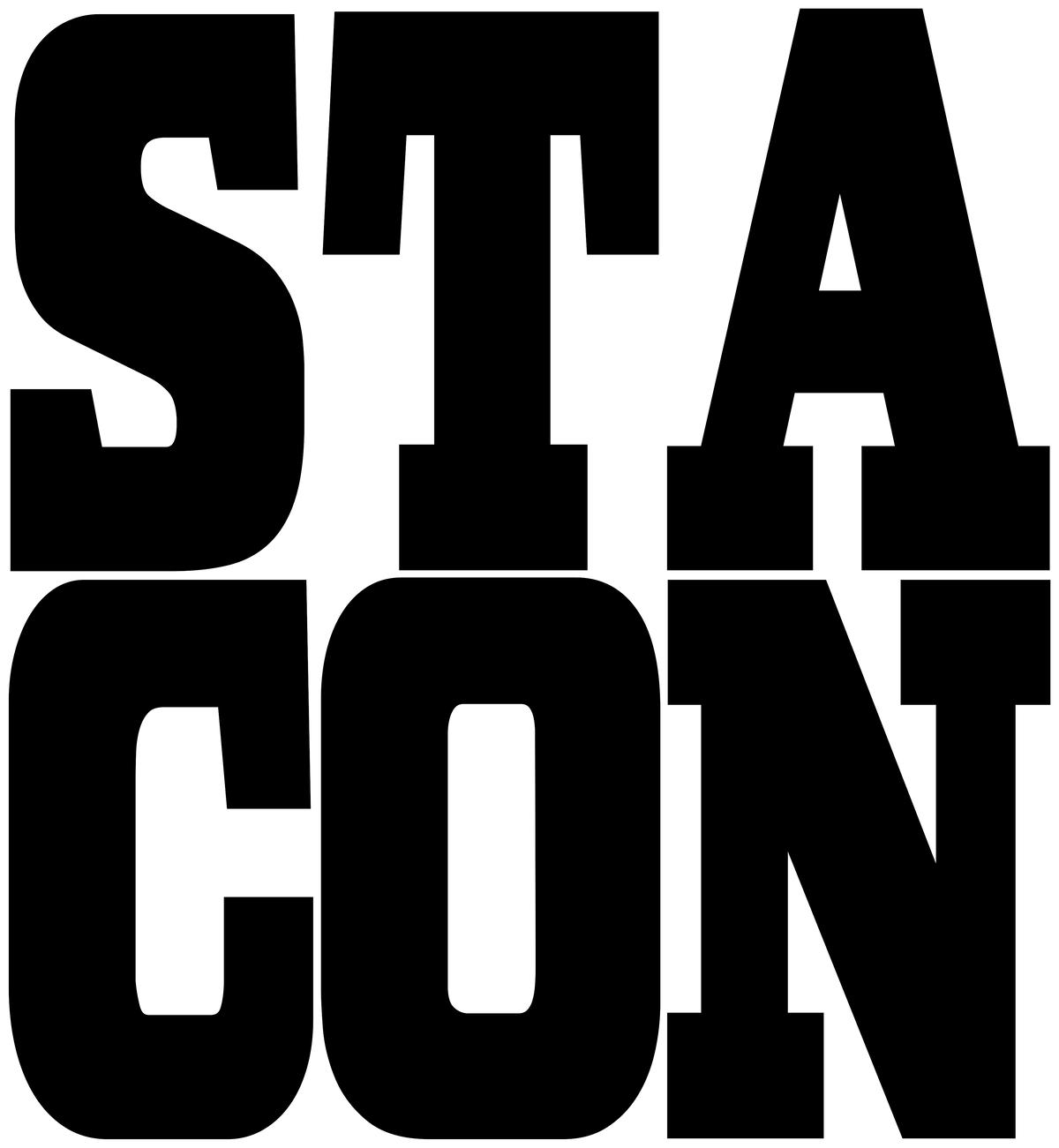STACON ロゴ（主催提供 STACON.ai より・黒）